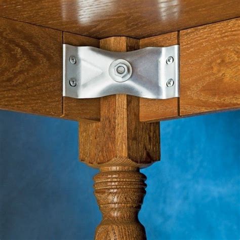 sheet metal table leg brackets|table mount corner brackets.